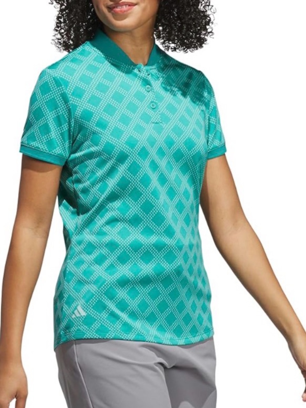 adidas Women's Ultimate365 Jacquard Polo Shirt. Size M. MSRP $70